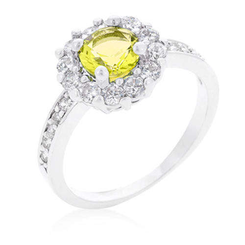 Bella Birthstone Engagement Ring in Yellow *USA IMPORT*